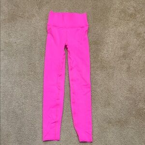 Fabletics SculptKnit Vibrant Pink Leggings